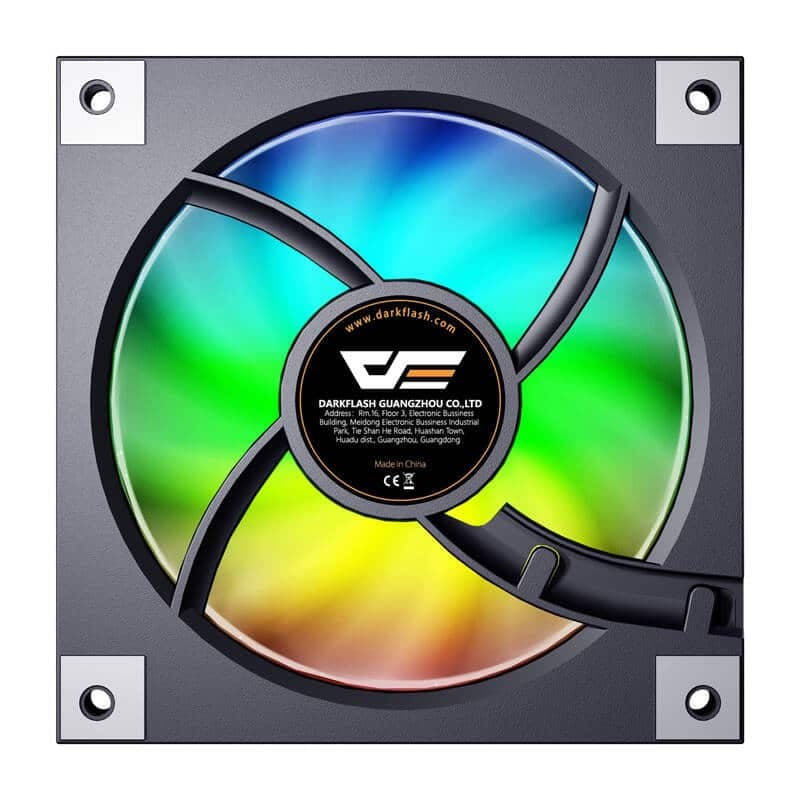 Darkflash DM20 Ανεμιστήρας Υπολογιστή RGB, Μαύρος 2