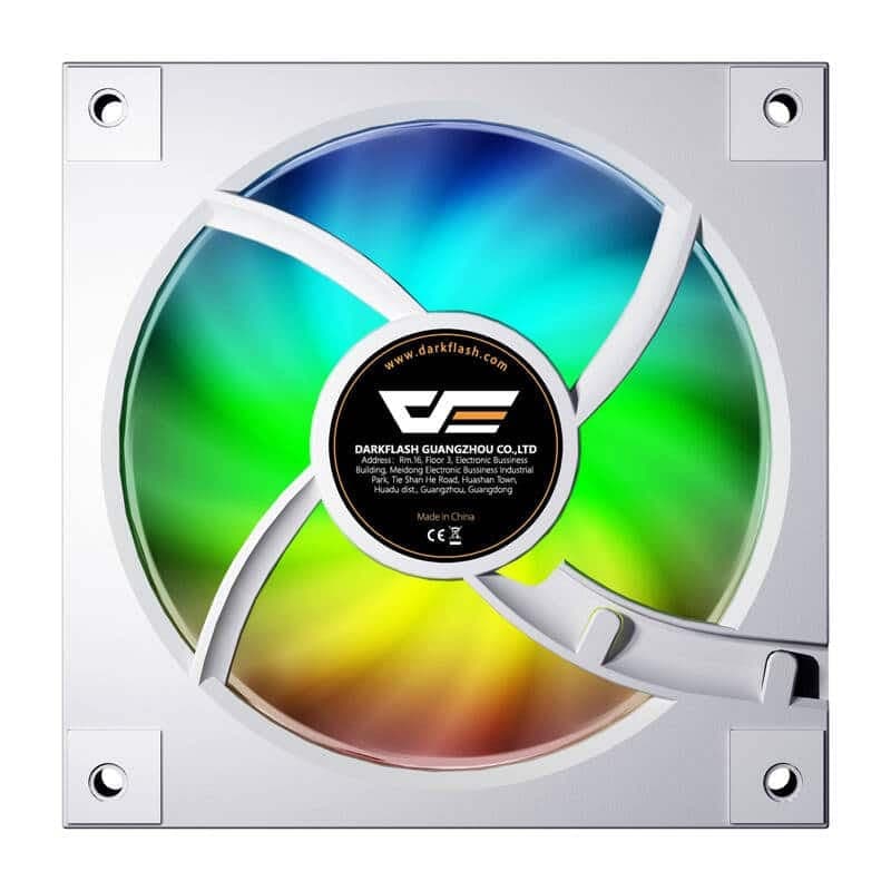 Darkflash DM20 RGB Ανεμιστήρας Υπολογιστή, Λευκό 2