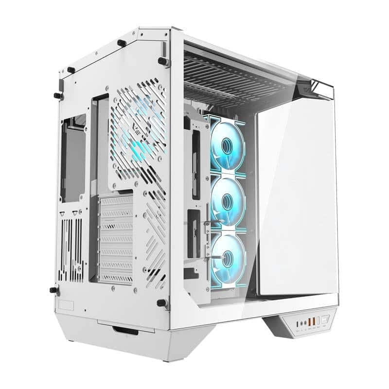 Darkflash DY470 Θήκη Υπολογιστή με 4 Ανεμιστήρες, Λευκή 6