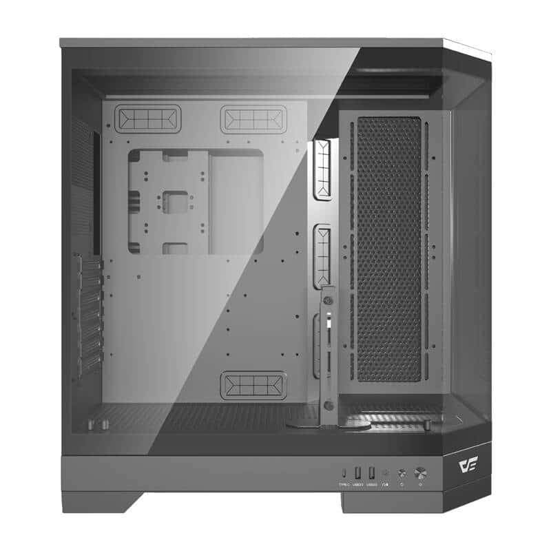 Darkflash DQX90 Θήκη Υπολογιστή ATX, Γυάλινα Πάνελ, Μαύρη 4