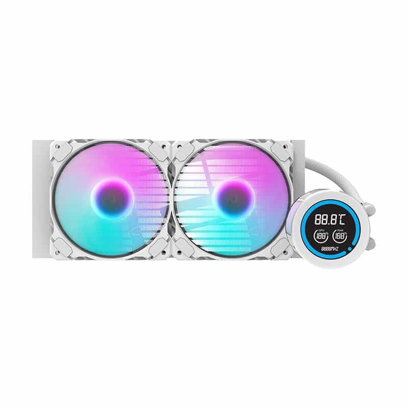 Darkflash DN-D240 Ψυγείο Υδρόψυξης, Λευκό 2