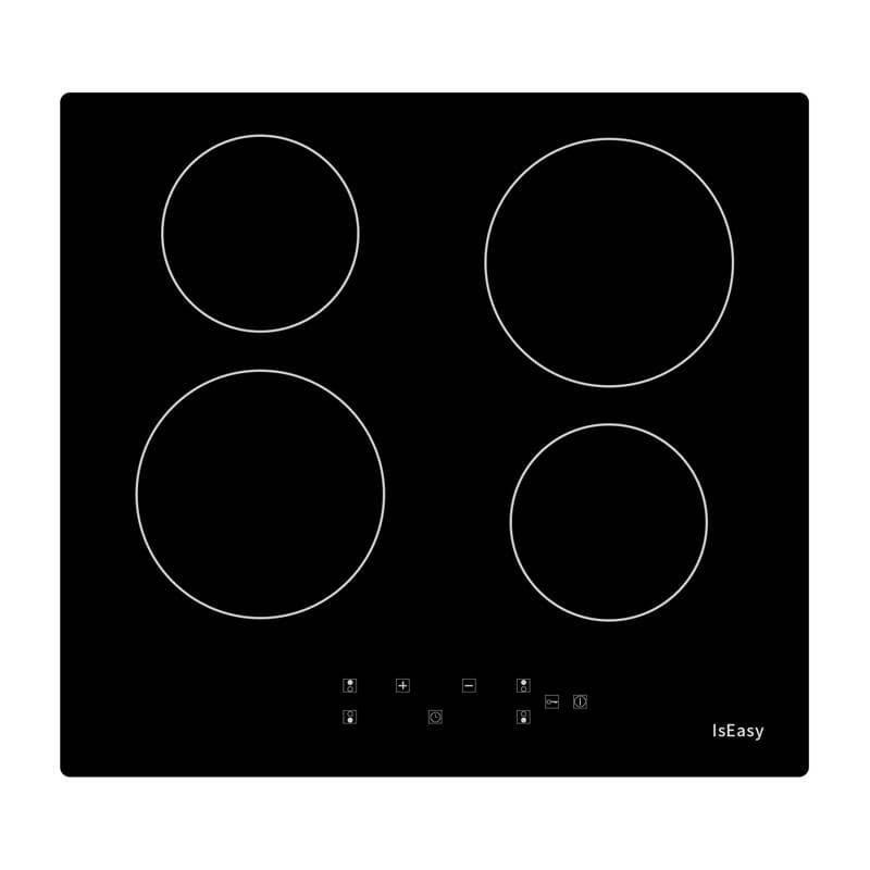 IsEasy T4-04 Κεραμική Εστία, Επαγωγική, 4 Ζώνες, 1200W/1800W 2