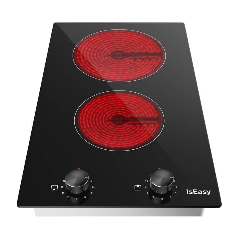 IsEasy LT2V-30 Κεραμική Εστία, Διπλής Ζώνης, 1200W και 2000W
