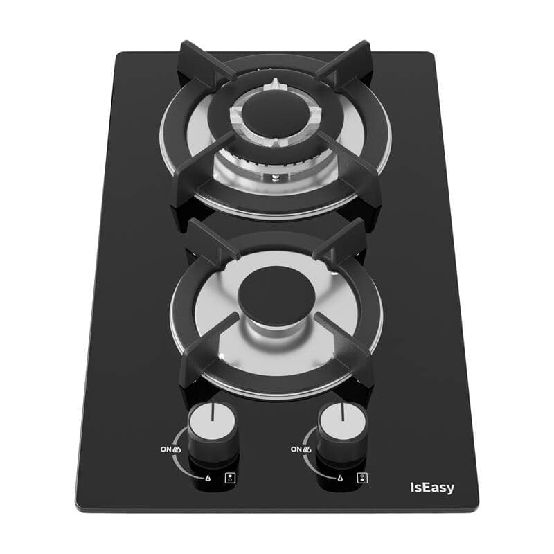 IsEasy MGBG-312A Εστία Αερίου Διπλής Ζώνης, Γυάλινο Πάνελ 2