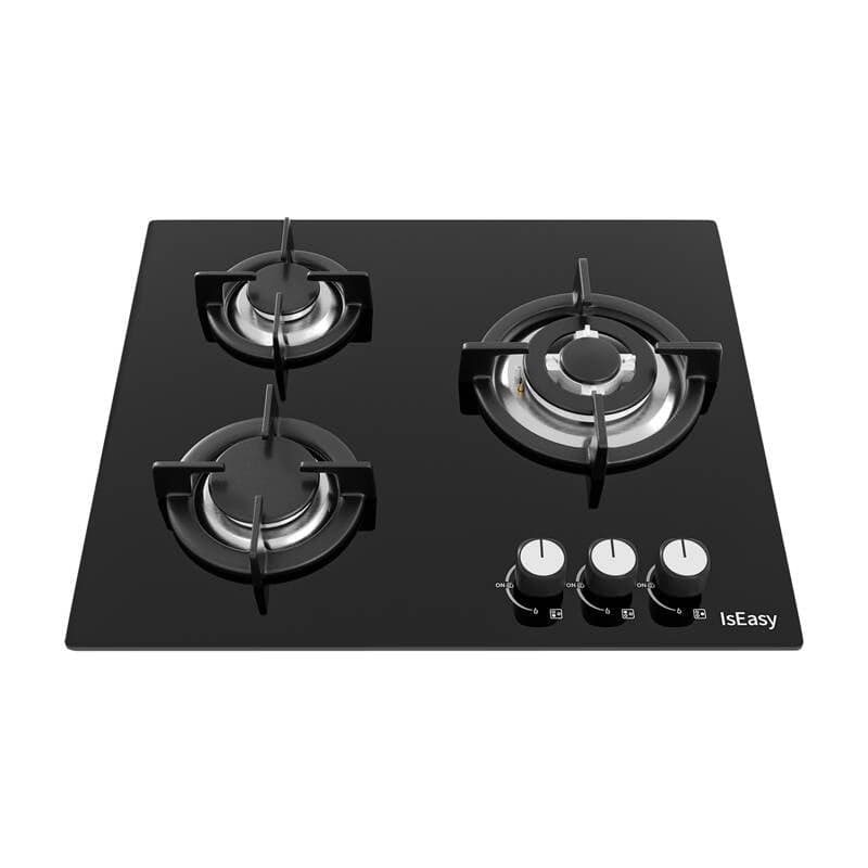 IsEasy MGBG-603 Εστία Αερίου Τριών Ζωνών, Γυάλινο Πάνελ 2