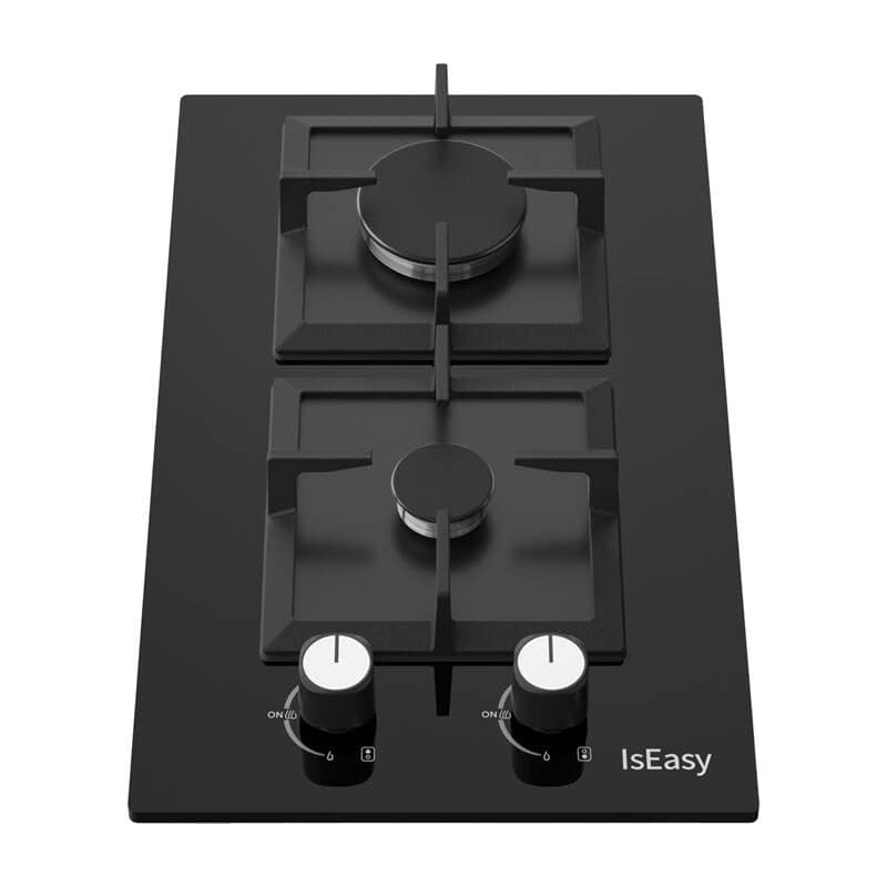 IsEasy MGBG-312S2C Εστία Αερίου Γυάλινη Διπλής Ζώνης 3