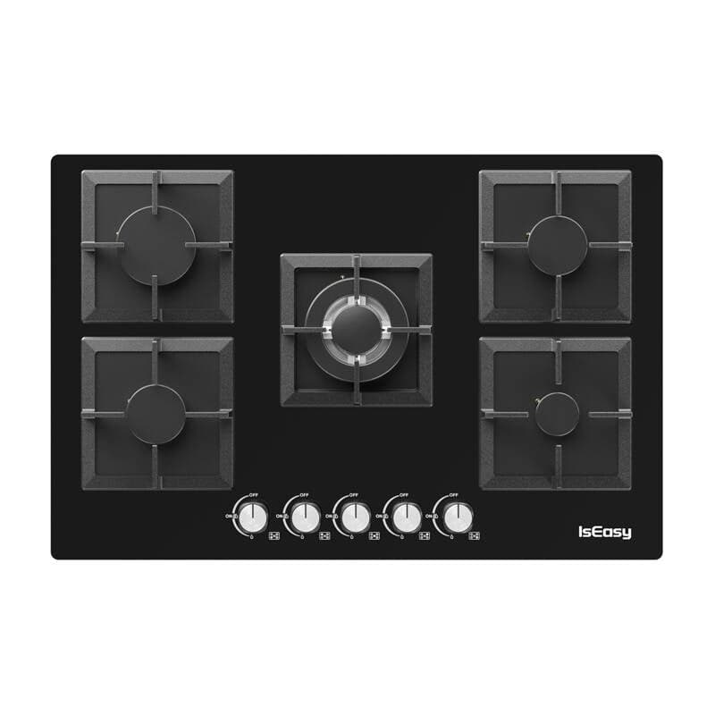 IsEasy MGBG-775S2 Γυάλινη εστία αερίου πέντε ζωνών 2