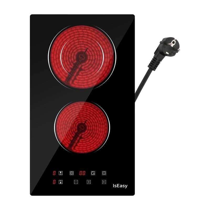 IsEasy LT2V-15 Ηλεκτρική Κεραμική Εστία Δύο Ζωνών 2