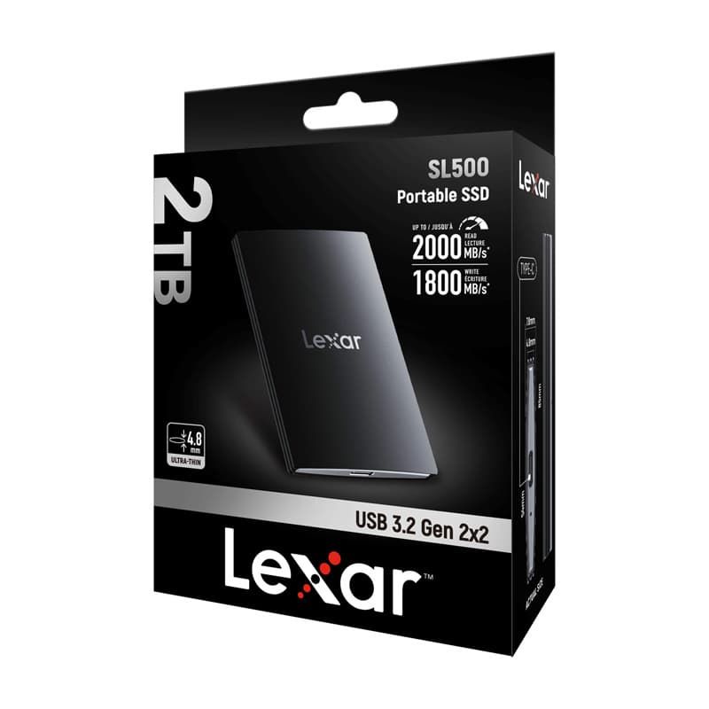 Lexar SL500 Φορητός SSD 2TB, USB 3.2 Gen 2x2 6