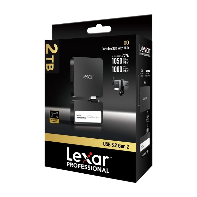 Lexar Professional SL400 2TB Φορητός SSD, USB 3.2 Gen 2 + Hub 6