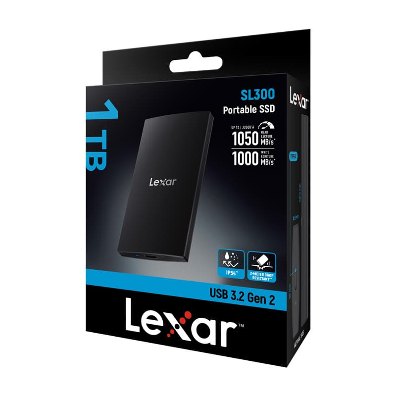 Lexar SL300 Φορητός SSD 1TB, Μαύρος 5