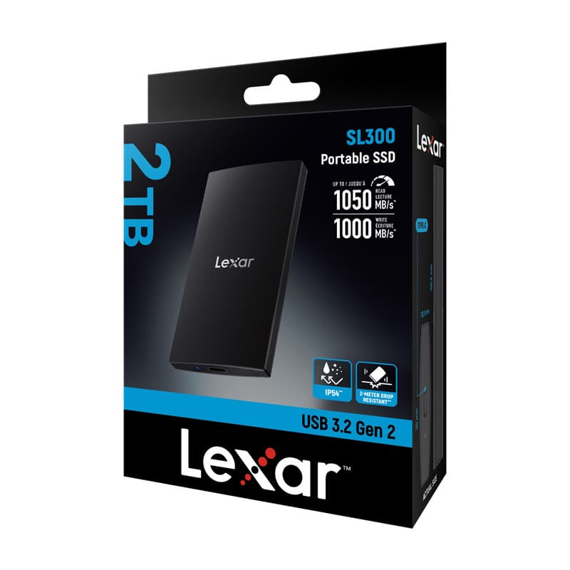 Lexar SL300 Φορητός SSD 2TB, 1050 MB/s 5