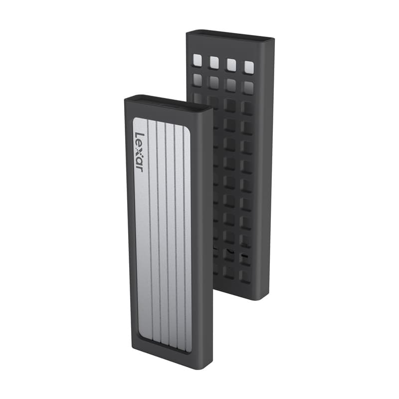 Lexar LPAE06N Περίβλημα Μονάδας Δίσκου SSD/M.2 10Gbps, Ασημί 2