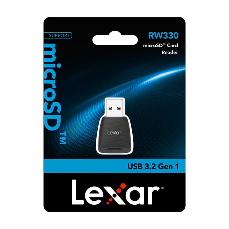 Lexar RW330U Αναγνώστης Καρτών Μνήμης USB 3.2, micro SD UHS-I 6