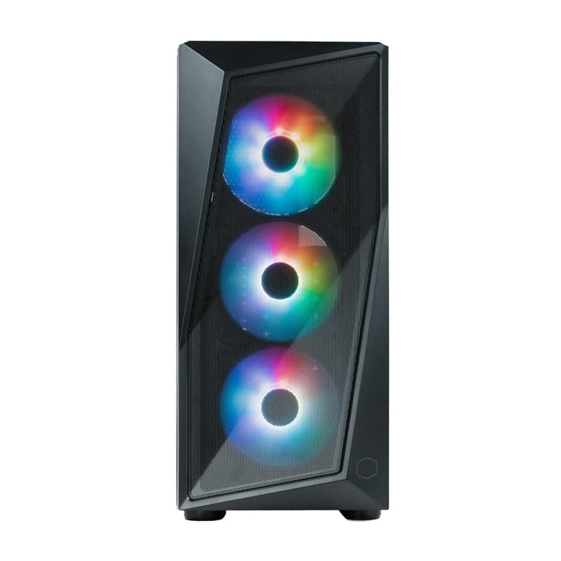Cooler Master CMP 520 Θήκη Υπολογιστή με Τρεις Ανεμιστήρες ARGB, Μαύρη 3