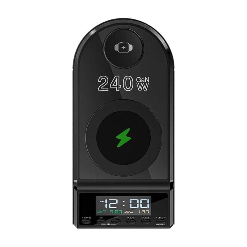 Blitzwolf BW-FW10 ξυπνητήρι με φορτιστή 2xUSB-A, 4xUSB-C, 240W 5