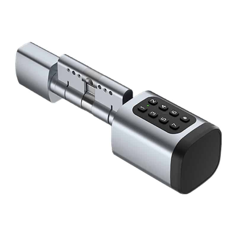 Avatto SDL-V1-S60 Ψηφιακός Κύλινδρος Κλειδαριάς 60mm, Ασημί 2