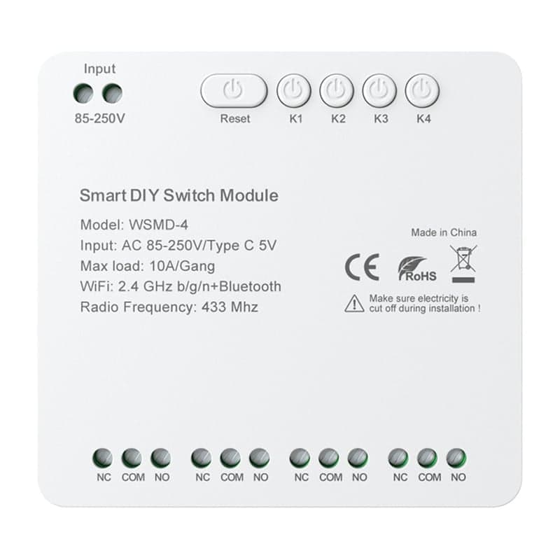 Avatto WSMD-4 Μονάδα Έξυπνου Διακόπτη 250V DIY