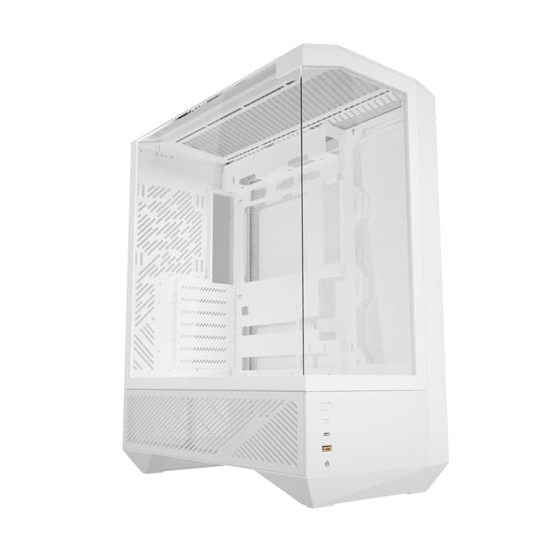 Darkflash DY460 Θήκη Υπολογιστή με 4 Ανεμιστήρες ARGB, Λευκή 4