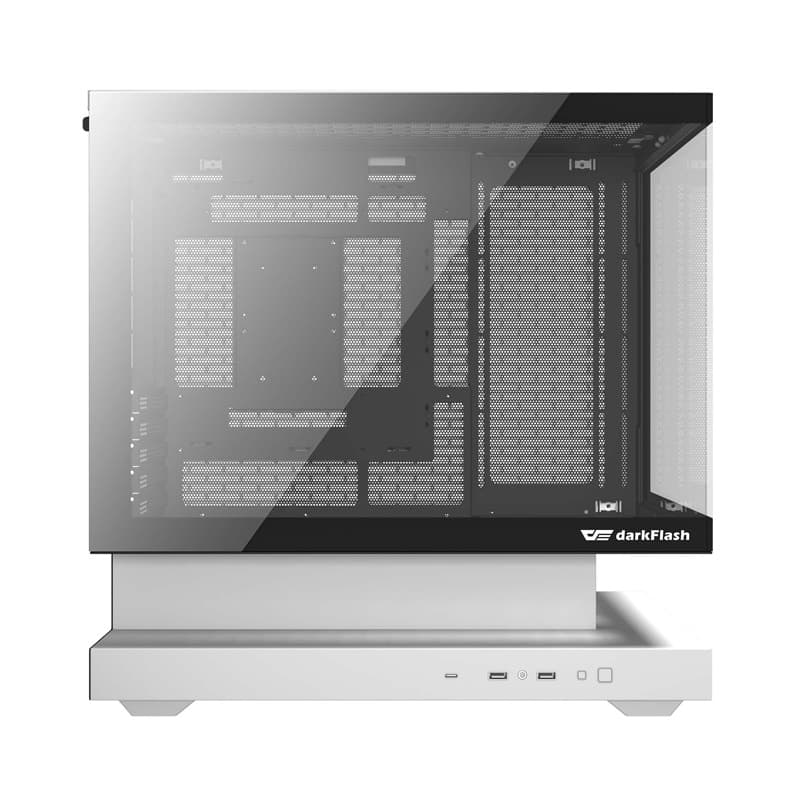 Darkflash F1 Θήκη Υπολογιστή, Λευκό, Με 6 Ανεμιστήρες ARGB 2