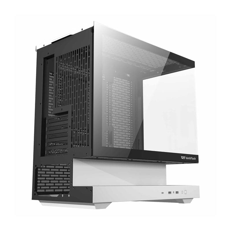 Darkflash F1 Θήκη Υπολογιστή, Λευκό, Με 6 Ανεμιστήρες ARGB 5