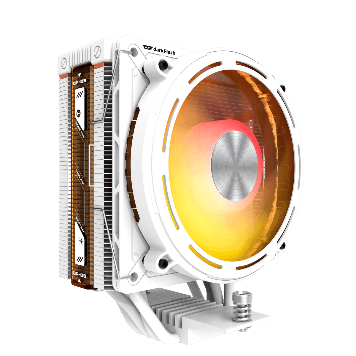 Darkflash E400 Ενεργή Ψύξη CPU, Λευκό