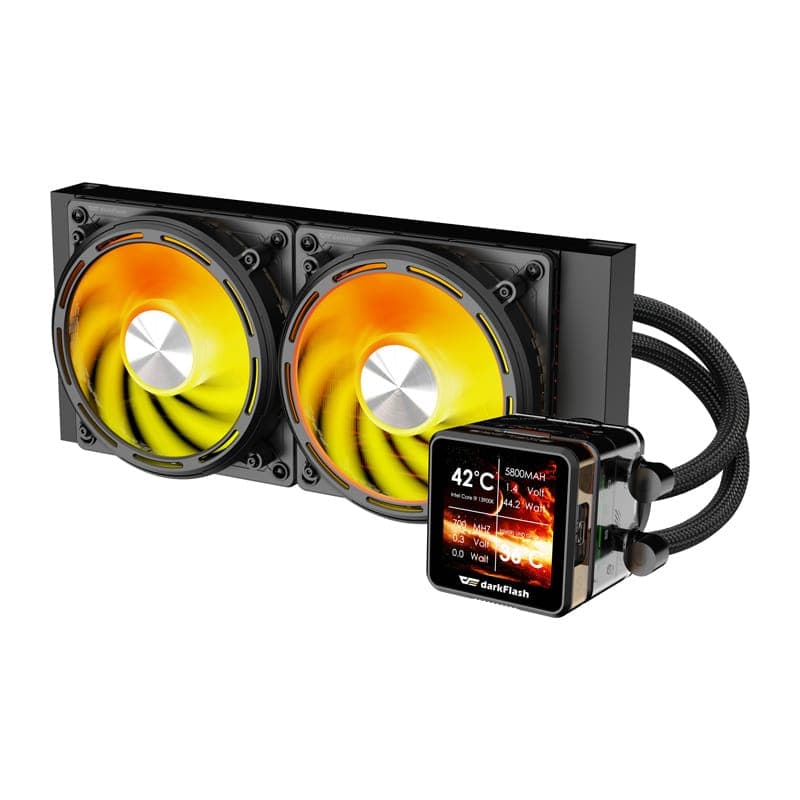 Darkflash Explore DE240 Υδρόψυξη CPU, Μαύρο