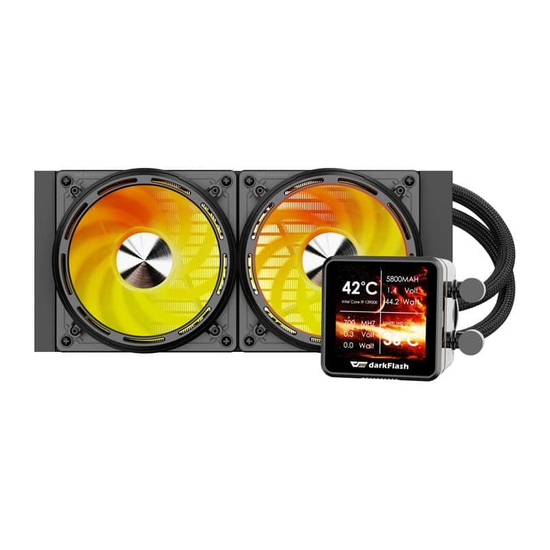 Darkflash Explore DE240 Υδρόψυξη CPU, Μαύρο 2