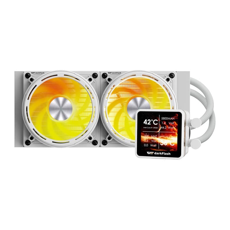 Darkflash Explore DE240 Υδρόψυξη CPU, Λευκό 2
