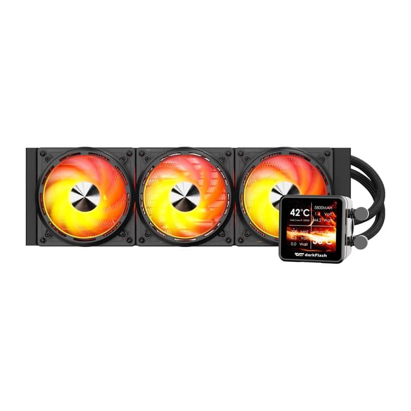 Darkflash Explore DE360 Υδρόψυξη για Επεξεργαστή, Μαύρη 3