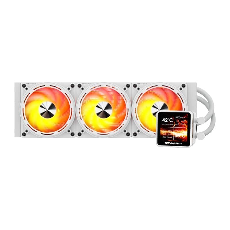 Darkflash Explore DE360 Υδρόψυξη για Επεξεργαστή, Λευκό 3