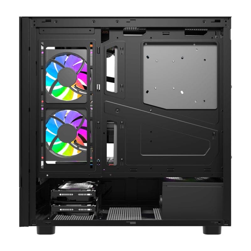 DarkFlash DS950V Θήκη Υπολογιστή με Οθόνη IPS, Μαύρη, 6 Ανεμιστήρες 4