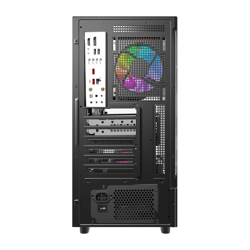 DarkFlash DS950V Θήκη Υπολογιστή με Οθόνη IPS, Μαύρη, 6 Ανεμιστήρες 6