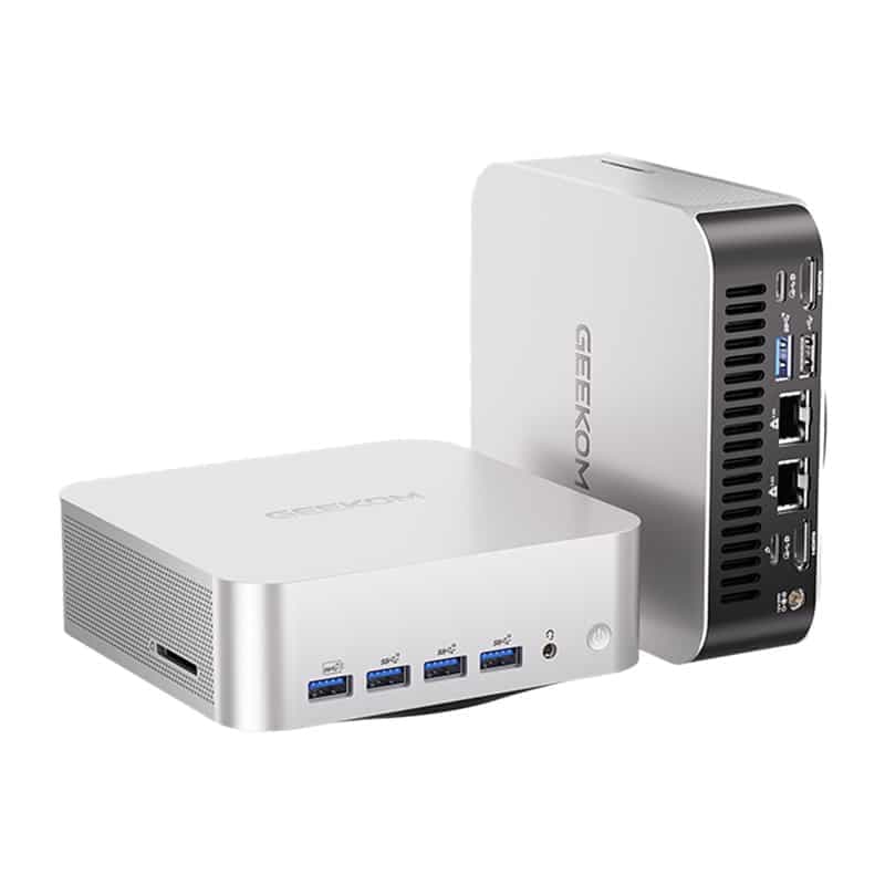GEEKOM A9MAX Mini PC, AMD Ryzen AI 9 HX 370, 32GB RAM, 1TB SSD, Windows 11 Pro