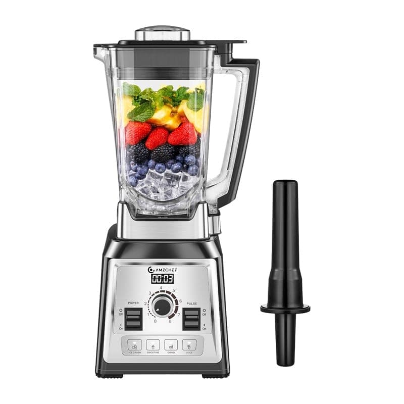 AMZCHEF CE-NY-8088MJD Μπλέντερ με Δοχείο 2 Λίτρων, 2000 W