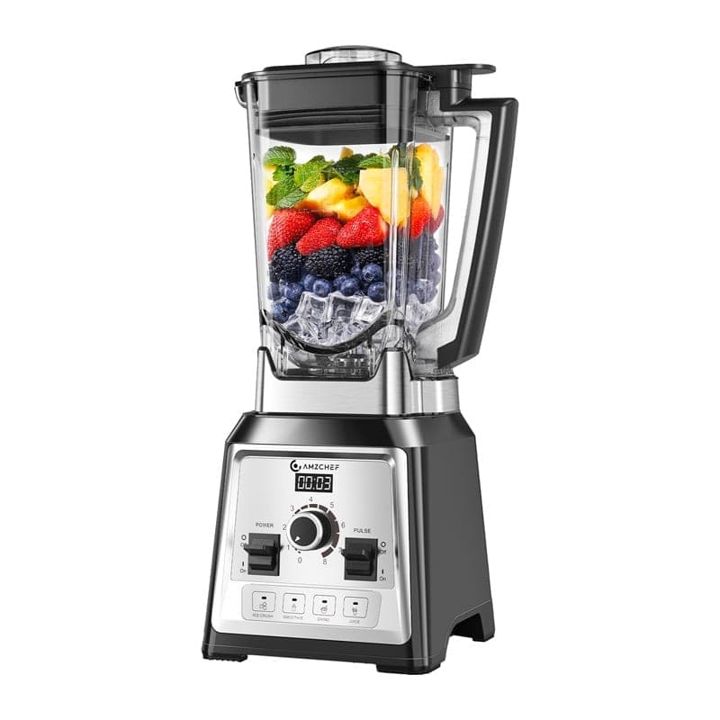AMZCHEF CE-NY-8088MJD Μπλέντερ με Δοχείο 2 Λίτρων, 2000 W 2