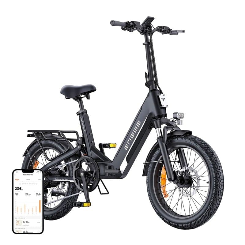 ENGWE L20 3.0 BOOST 250W 20" ηλεκτρικό ποδήλατο μαύρο