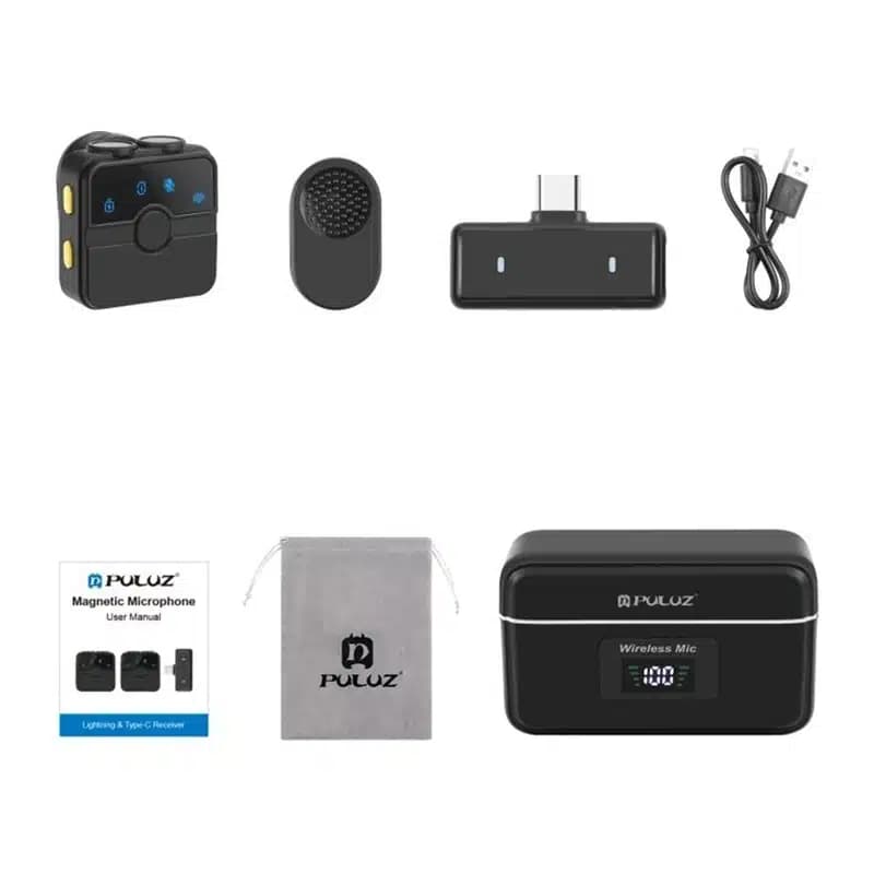 Puluz SmartLink WS300 Ασύρματο Μικρόφωνο Lavalier 4