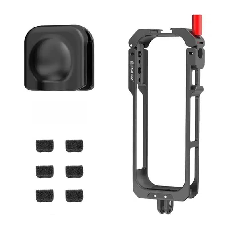 Puluz PU759B Μεταλλική Θήκη για Insta360 X5, Μαύρη 3