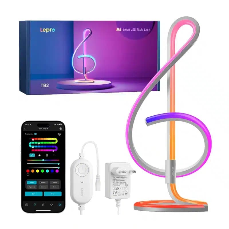 LEPRO TB2 RGB Επιτραπέζιο Φωτιστικό, RGBIC 2