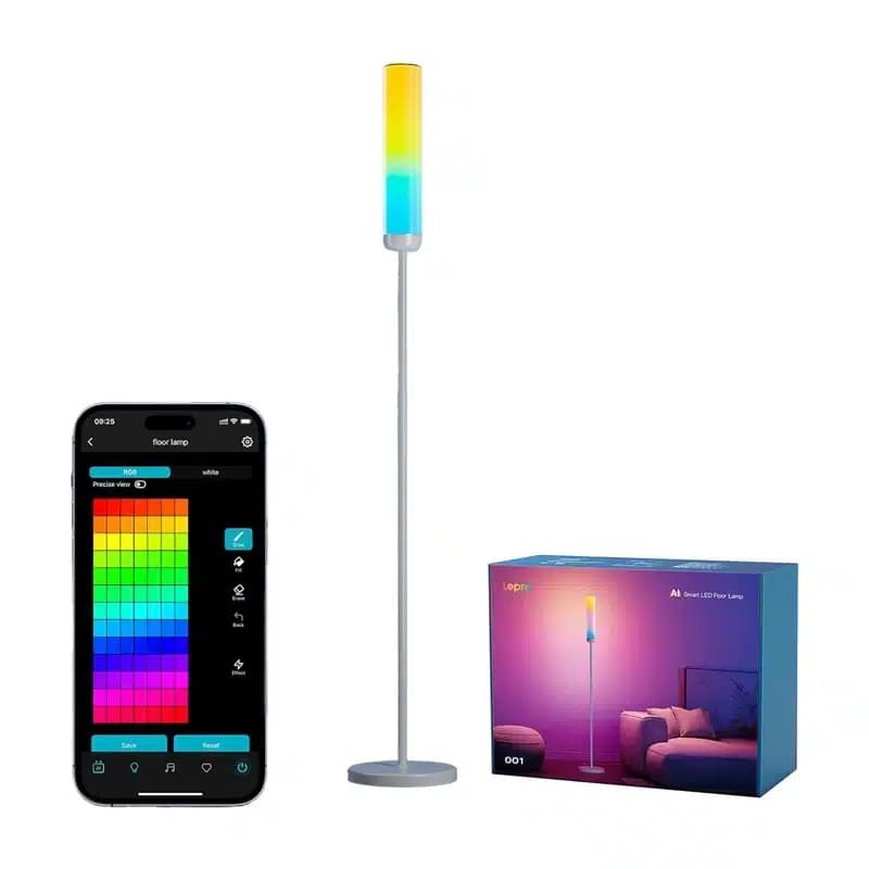 LEPRO O1 Φωτιστικό Δαπέδου RGB, 2300 lm 2