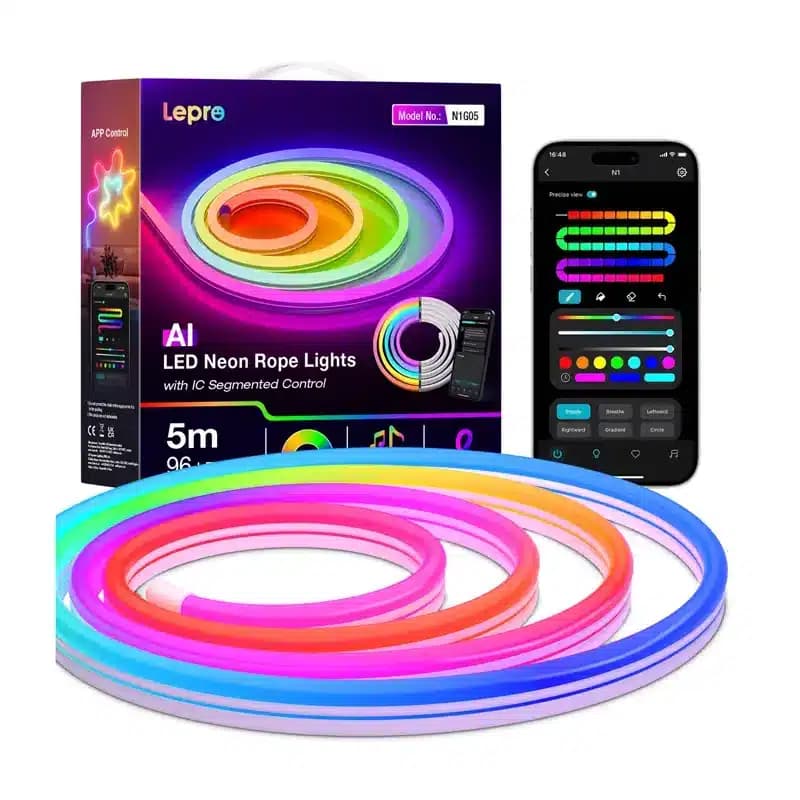 LEPRO N1-5 RGB Έξυπνη Ταινία LED, 5 m 2
