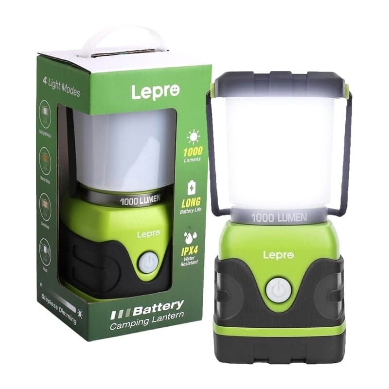 LEPRO 3300002 Φωτιστικό Κάμπινγκ 1000 Lumen με Μπαταρία