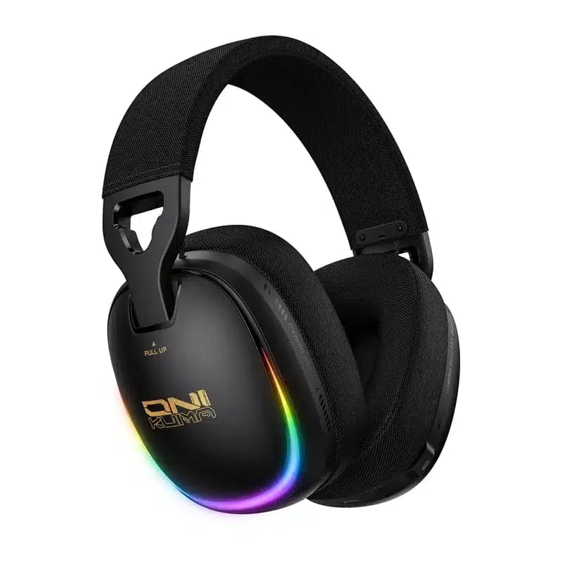 ONIKUMA GT805 Ασύρματα Ακουστικά Gaming, Μαύρα 5