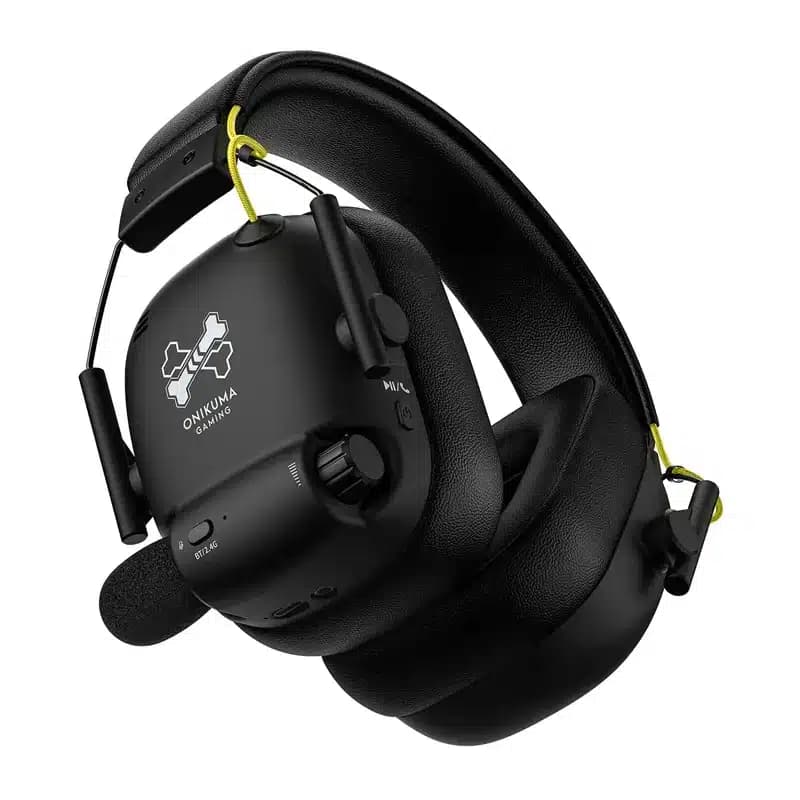 ONIKUMA GT888 Ασύρματα Ακουστικά Gaming, Μαύρα 2