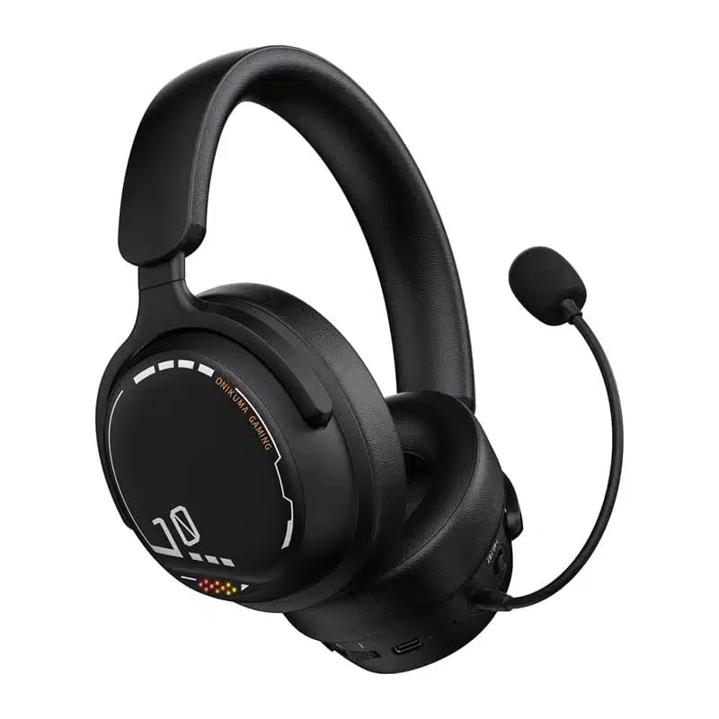 ONIKUMA GT886 Ασύρματα Ακουστικά Gaming, Μαύρα 3