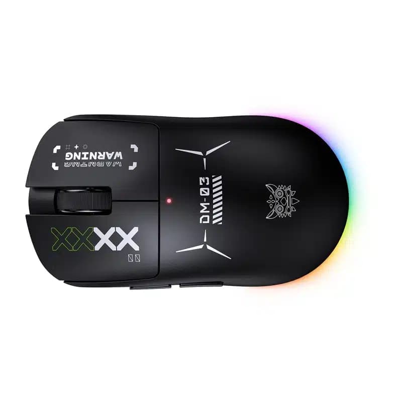ONIKUMA DM03 RGB Ποντίκι Gaming, Μαύρο 3