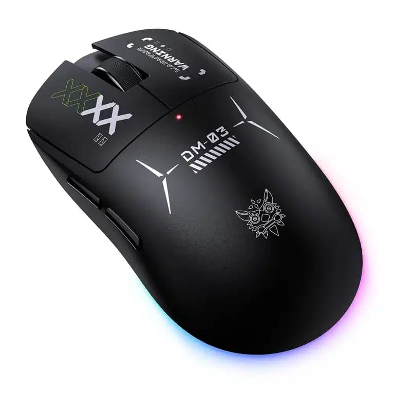 ONIKUMA DM03 RGB Ποντίκι Gaming, Μαύρο 4
