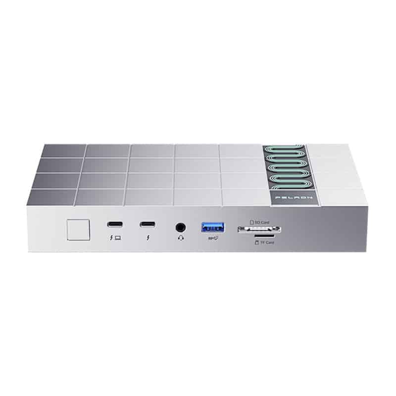 Peladn G2E Σταθμός Σύνδεσης Thunderbolt 5, Ασημί 6