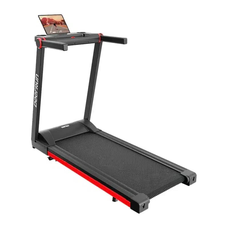 DeerRun A1 Pro Αναδιπλούμενος Ηλεκτρικός Διάδρομος, Μαύρος και Κόκκινος 2